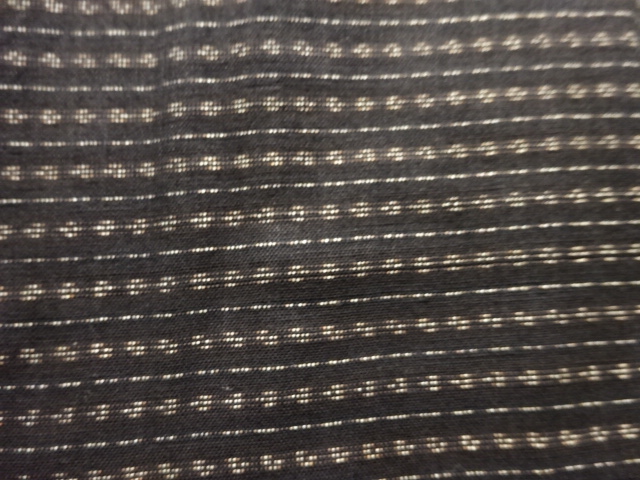 JAPANESE KIMONO / ANTIQUE MENS KIMONO / SILK / DORO OSHIMA TSUMUGI
